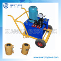 Granite Stone Block Pushing Tools Gasoline Driven Hydraulic Jack Cylinder